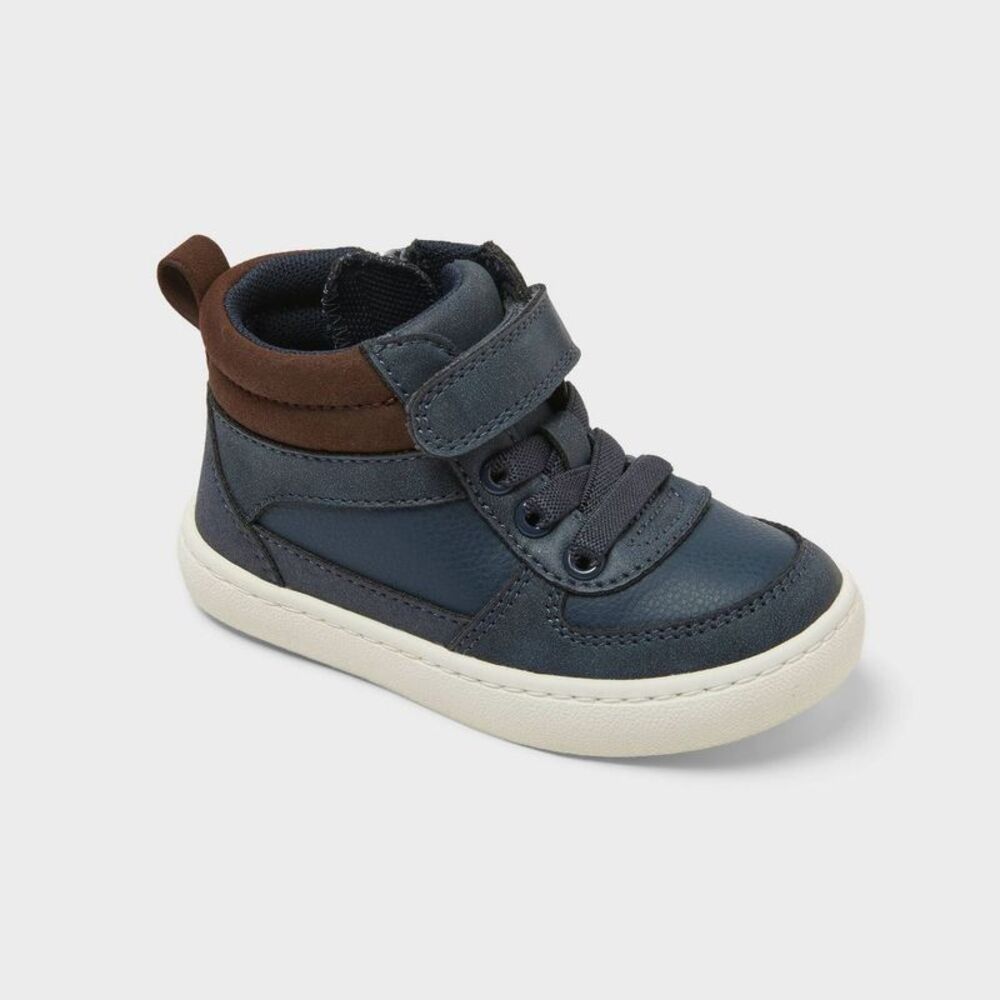 Toddler Lyam Sneaker Boots - Cat & Jack Navy Blue 10T